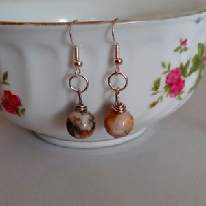 A pair of earrings.